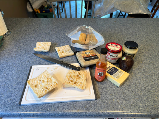 Hope's Kimchi Breakfast Sandwich